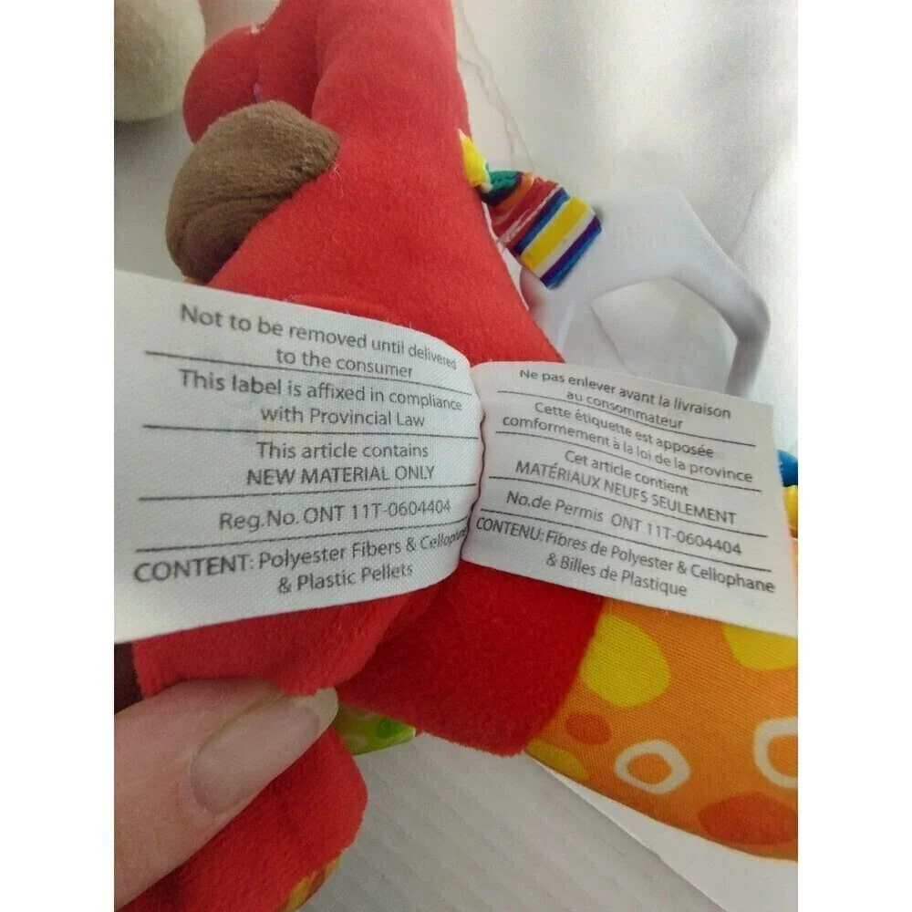 Lamaze 2006 Learning Curve Red Kangaroo &Joey Soother,Teether,Rattle Sensory Toy